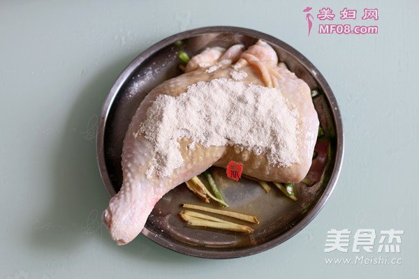 盐焗鸡粉蒸鸡腿的做法
