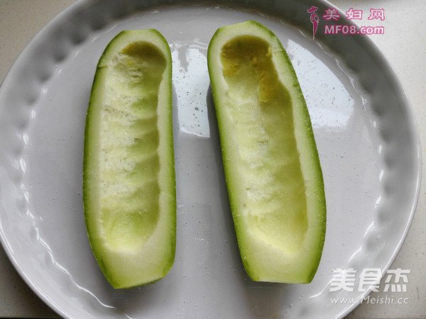 烤西葫芦酿肉的做法