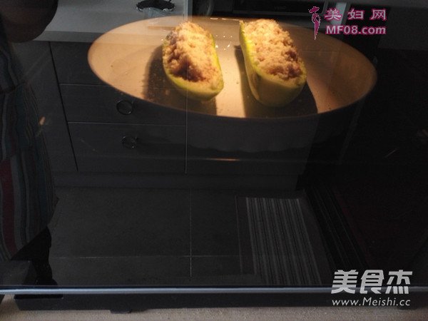 烤西葫芦酿肉的做法