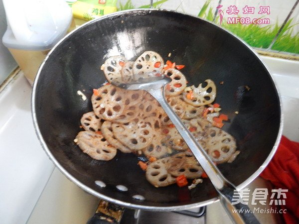 回锅藕片的做法