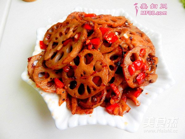 回锅藕片的做法