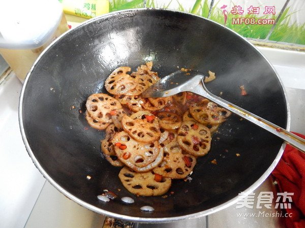 回锅藕片的做法