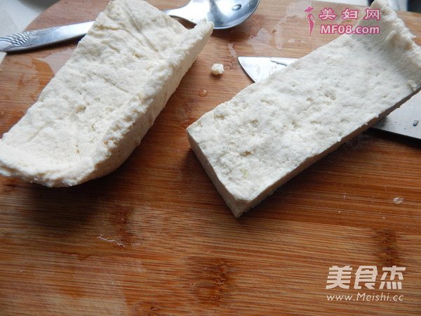 蒜苔烧豆腐的做法
