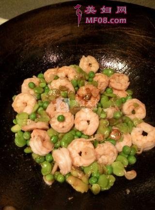 双豆虾仁