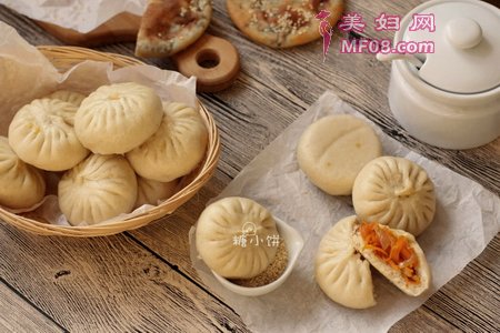 胡萝卜洋葱素馅包子