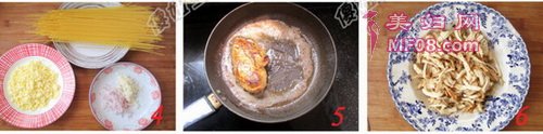 蒜香柠檬鸡肉意面步骤4-6