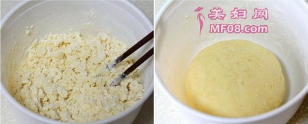 葱油手抓饼步骤1-2