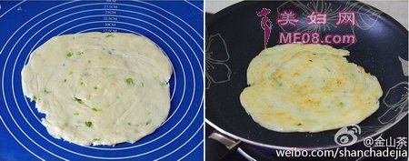 葱油手抓饼步骤7-8