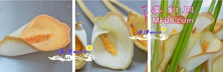 马蹄莲蛋卷步骤16-18