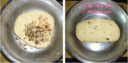 坚果粗粮馒头步骤5-6