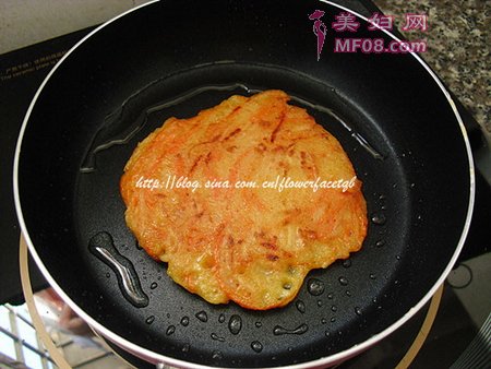 胡萝卜土豆煎饼步骤9