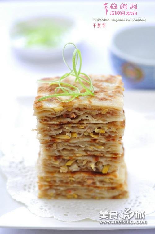 西葫芦千层饼