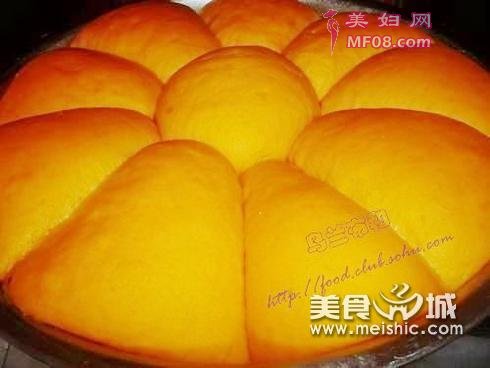 南瓜大花朵包的做法