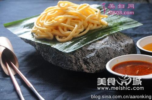 双味蘸面的做法