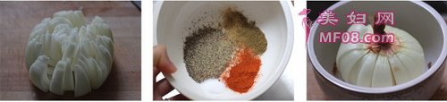 炸洋葱花朵步骤4-6