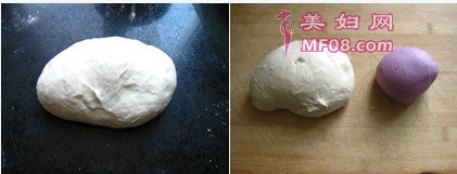 紫薯开花馒头步骤3