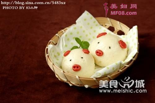 豆沙小猪包的做法