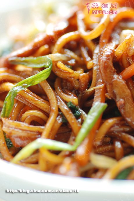 肉丝炒面