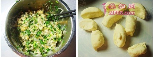 荠菜包的做法