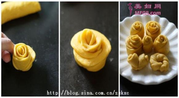 玫瑰花卷的做法3