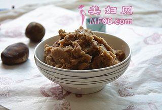 自制栗蓉的做法步骤：7