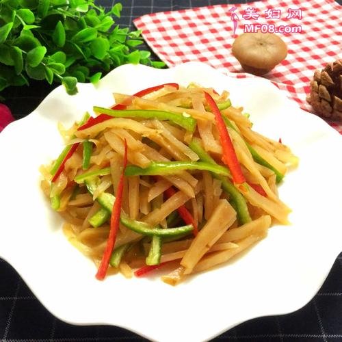 凉拌咸菜丝的做法