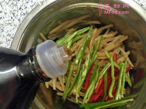 凉拌咸菜丝的做法