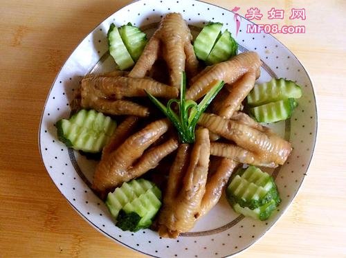 黄瓜拌凤爪的做法