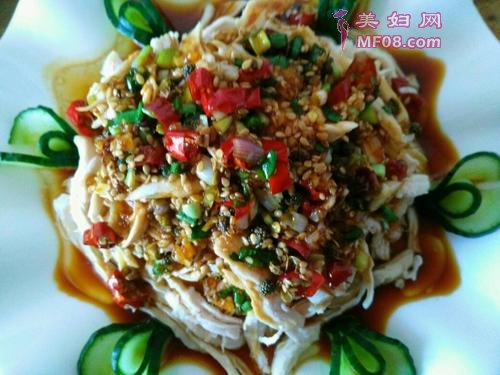 凉拌麻辣鸡丝的做法