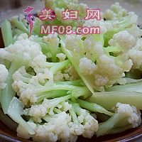 凉拌有机菜花的做法图解3