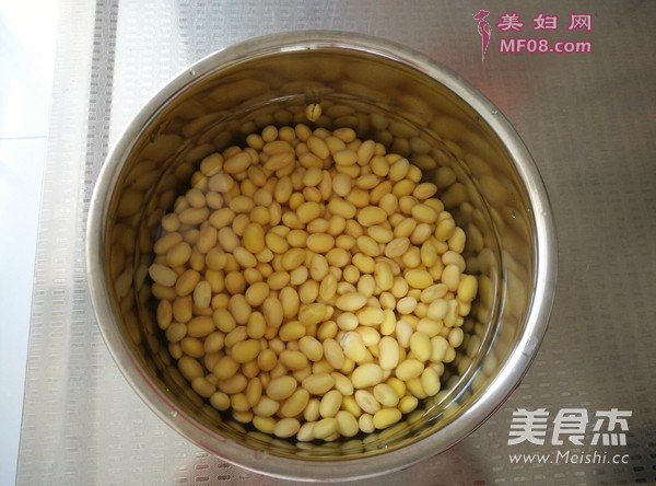 菠菜拌黄豆的做法