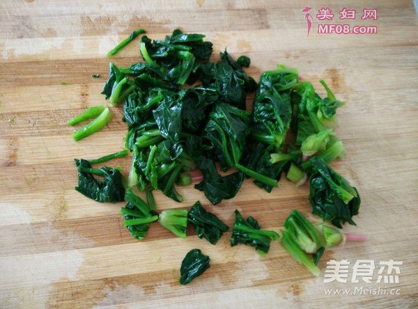 菠菜拌黄豆的做法