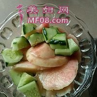 桃汁黄瓜的做法图解3