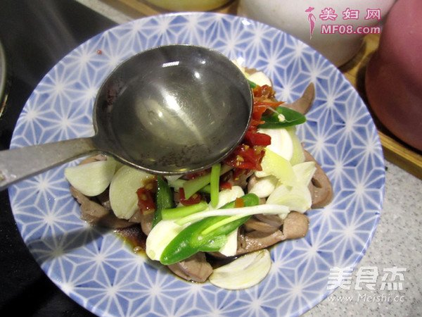 温拌腰花的做法