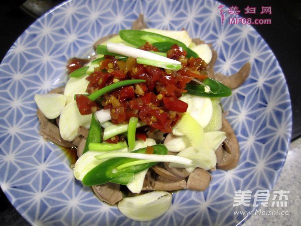 温拌腰花的做法