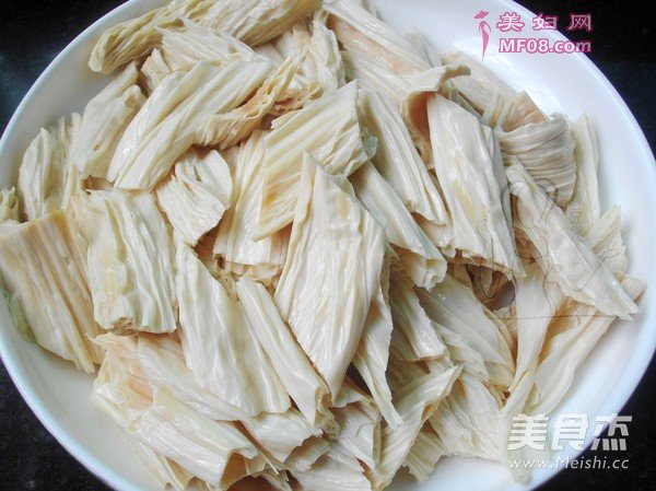 凉拌腐竹的做法