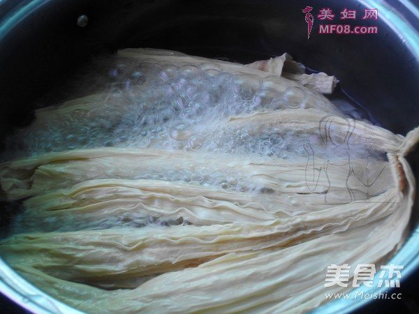 凉拌腐竹的做法