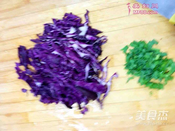 凉拌紫甘蓝的做法
