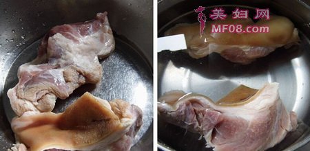红油蒜泥白肉步骤1-2