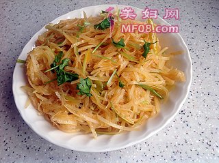 凉拌土豆丝红油炝土豆丝