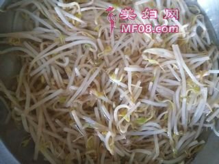 芝麻酱凉拌黄瓜豆芽菜
