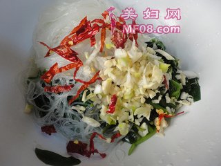 菠菜拌粉丝