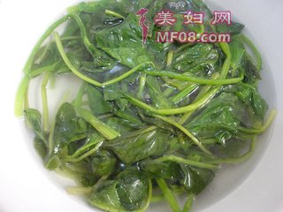 菠菜拌粉丝