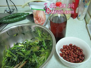 花生拌菠菜