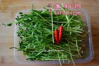 凉调豌豆苗