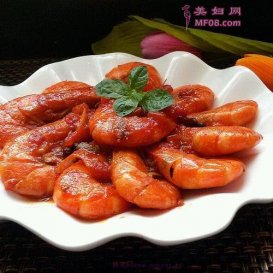西红柿烧河虾的做法