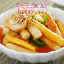 玉米笋炒青豆的做法