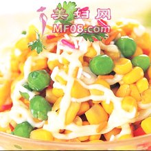 豌豆玉米沙拉的做法