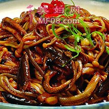 金针菇炒鳝丝的做法