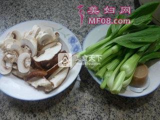 浓汤宝双菇菜芯